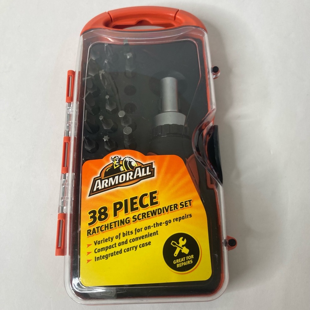 ArmorAll 38 piece ratcheting screwdriver set NIBox